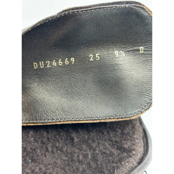 Salvatore Ferragamo Suede Accent Leather Boots, 9.5 - Picture 10 of 13